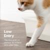 imageIRIS USA XXLarge Cat Litter Box Open Top Extra Large Litter Box for Big Cats and MultiCat Households High Sided Scatter Shield Easy to Clean 30quot L x 20quot W x 14quot H BlackPearl