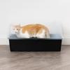 imageIRIS USA XXLarge Cat Litter Box Open Top Extra Large Litter Box for Big Cats and MultiCat Households High Sided Scatter Shield Easy to Clean 30quot L x 20quot W x 14quot H BlackBlack