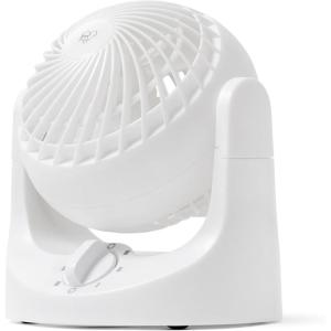 imageIRIS USA WOOZOO Desk Fan Oscillating Table Air Circulator 3 Speeds 32ft Max Air Distance 112 Adjustable Tilt 275db Low Noise Small Fan for Bedroom Office Dorm WhiteWHITE