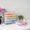 imageIRIS USA 1 Qt Plastic Storage Bins with Lids 4 Pack Craft Storage Container Sensory Bin Organizing Containers for Home Office ampamp Art Supplies Stackable WhiteClear