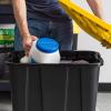 imageIRIS USA 12 Gallon Heavy Duty Holiday Storage Bins with Lids 4 Pack  Made in USA Tough Snap On Lid Stackable Industrial Rugged Tubs Garage Organization Reusable Box  GreenRedBlackYellow