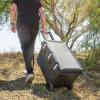imageIRIS USA Hugel 64 QT Cooler Heavy Duty Metal Buckles Portable VacuumInsulated Ice Chest Builtin Handles ampamp Wheels Durable Hard Cooler Fishing Camping Boats Beach Tailgating Road Trips Gray