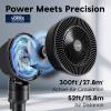 imageIRIS USA WOOZOO Desk Fan with Remote Oscillating Turbo Air Circulator 3 Speeds 56ft Max Air Distance Adjustable Tilt Small Fan for Bedroom Office Dorm BlackPEDESTAL
