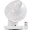 imageIRIS USA WOOZOO Wall Fan with Remote Oscillating Air Circulator 3 Speeds 414 sqft Coverage Area Adjustable Tilt Small Fan for Bedroom Livingroom Office Dorm WhiteWHITE