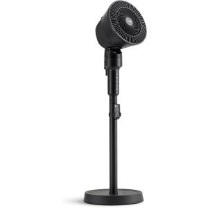 imageIRIS USA WOOZOO Desk Fan with Remote Oscillating Turbo Air Circulator 3 Speeds 56ft Max Air Distance Adjustable Tilt Small Fan for Bedroom Office Dorm BlackPEDESTAL