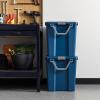 imageIRIS USA WeatherPro 19 Qt EcoFriendly Storage Bins with Lids 6 Pack BPAFree Plastic Gasket Box with Tight Latch and Seal Stackable Nestable Tote Tub  Navy103 Qt  2 Pack