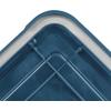 imageIRIS USA WeatherPro 19 Qt EcoFriendly Storage Bins with Lids 6 Pack BPAFree Plastic Gasket Box with Tight Latch and Seal Stackable Nestable Tote Tub  Navy19 Qt  6 Pack