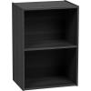 imageIRIS CX2 Wood Bookshelf Storage Shelf Bookcase 2Tier WhiteBlack