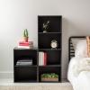 imageIRIS CX2 Wood Bookshelf Storage Shelf Bookcase 2Tier WhiteBlack
