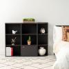 imageIRIS CX2 Wood Bookshelf Storage Shelf Bookcase 2Tier WhiteBlack