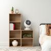 imageIRIS CX2 Wood Bookshelf Storage Shelf Bookcase 2Tier WhiteLight Brown