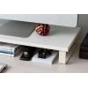 imageIRIS USA 2Tier MultiPurpose PC Monitor Organizer Stand Stackable Ergonomic Desktop and Countertop Riser for Computer Laptop TV Shoes Kitchen Pantry and Closet Organization BlackWhite