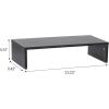 imageIRIS USA 2Tier MultiPurpose PC Monitor Organizer Stand Stackable Ergonomic Desktop and Countertop Riser for Computer Laptop TV Shoes Kitchen Pantry and Closet Organization BlackBlack
