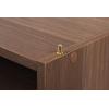 imageIRIS USA 3Shelves Modular Wood Stackable Storage Box Easy Assembly Customizable DIY Bookcase Stacking Storage Organizers Cube Storage Cubby Storage System Home Office Closet Light BrownWalnut