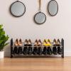 imageIRIS USA 5Tier Shoe Rack Up to 15 Pairs Shoe Organizer for Closet Entryway Small Space Shoe Storage Shelf Tall Metal Shoe Rack Shoe Stand HighHeels BootsExpandableSlanted