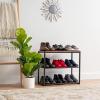 imageIRIS USA 5Tier Shoe Rack Up to 15 Pairs Shoe Organizer for Closet Entryway Small Space Shoe Storage Shelf Tall Metal Shoe Rack Shoe Stand HighHeels BootsBench