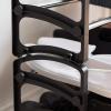 imageIRIS USA 5Tier Shoe Rack Up to 15 Pairs Shoe Organizer for Closet Entryway Small Space Shoe Storage Shelf Tall Metal Shoe Rack Shoe Stand HighHeels BootsExpandableFlat