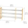 imageIRIS USA 5Tier Shoe Rack Up to 15 Pairs Shoe Organizer for Closet Entryway Small Space Shoe Storage Shelf Tall Metal Shoe Rack Shoe Stand HighHeels BootsExpandableFlat