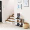 imageIRIS USA 5Tier Shoe Rack Up to 15 Pairs Shoe Organizer for Closet Entryway Small Space Shoe Storage Shelf Tall Metal Shoe Rack Shoe Stand HighHeels BootsBench