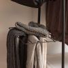 imageIRIS USA Clothes Rack for Hanging Clothes with 4 Wood Shelves Freestanding Clothing Rack Easy to Assemble Garment Rack Metal Sturdy Design Multipurpose Small Space Storage Solution BlackSlim