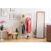 imageIRIS USA Clothes Rack for Hanging Clothes with Bottom Wood Shelf Freestanding Clothing Rack Easy to Assemble Garment Rack Metal Sturdy Design Multipurpose Small Space Storage Solution WhiteWhite