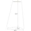 imageIRIS USA Clothes Rack for Hanging Clothes with Bottom Wood Shelf Freestanding Clothing Rack Easy to Assemble Garment Rack Metal Sturdy Design Multipurpose Small Space Storage Solution WhiteWhite