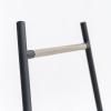 imageIRIS USA Clothes Rack for Hanging Clothes with Bottom Wood Shelf Freestanding Clothing Rack Easy to Assemble Garment Rack Metal Sturdy Design Multipurpose Small Space Storage Solution WhiteBlack