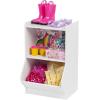 imageKSB2WHT 2Tier Storage Organizer Shelf with Foot Board 2 Shelves White