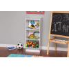imageKSB3WHT 3Tier Storage Organizer Shelf with Foot Board 3 Shelves White
