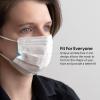 imageDisposable Face Masks 35 Piece Premium 3Ply Masks Breathable Comfortable Soft Stretchable Earloops Soft on Skin 3 Layer Construction for High Protection White