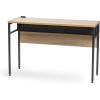 imageIRIS USA 39 Inch Modern Laptop and Computer Desk Office Table for Home Office Water and Scratch Resistant Surface Gaming Desk Easy to Assemble Black DeskSlim Rustic