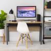 imageIRIS USA 39 Inch Modern Laptop and Computer Desk Office Table for Home Office Water and Scratch Resistant Surface Gaming Desk Easy to Assemble Black DeskSlim Rustic
