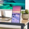 imageIRIS USA 39 Inch Modern Laptop and Computer Desk Office Table for Home Office Water and Scratch Resistant Surface Gaming Desk Easy to Assemble Black DeskSlim Rustic