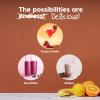 imageIRIS USA 3Speed HighPower Professionalgrade Countertop ampamp Kitchen Blender  50 oz Tritan Jar TitaniumCoated Stainless Steel Blades Miami White for Smoothies Frozen Drinks Protein Shakes
