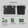 imageIRIS USA Bundle of Hugel 44 QT Insulated Cooler  60 Large Hand Warmers  Heavy Duty Ice Chest wVacuum Panels Bungee Straps Metal Buckles  18Hour Heat for Camping Fishing Tailgating Travel44QT  Large 60 pack