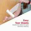 imageIRIS USA Extra Sticky Lint Roller Value Pack Comes with Storage Box Standard and THandle Roller Refills 90 SheetsRoll 1260 Sheets Total Easy Tear Lint Remover for Dog Cat Pet Hair on Bed CarFloor Pack 540 sheets