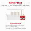 imageIRIS USA Extra Sticky Lint Roller Value Pack Comes with Storage Box Standard and THandle Roller Refills 90 SheetsRoll 1260 Sheets Total Easy Tear Lint Remover for Dog Cat Pet Hair on Bed CarStandard Pack 720 sheets