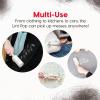 imageIRIS USA Extra Sticky Lint Roller Value Pack Comes with Storage Box Standard and THandle Roller Refills 90 SheetsRoll 1260 Sheets Total Easy Tear Lint Remover for Dog Cat Pet Hair on Bed CarStandard Refills  6 Count 540 sheets