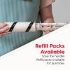 imageIRIS USA Extra Sticky Lint Roller Value Pack Comes with Storage Box Standard and THandle Roller Refills 90 SheetsRoll 1260 Sheets Total Easy Tear Lint Remover for Dog Cat Pet Hair on Bed CarFloor Pack 540 sheets
