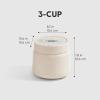 imageIRIS USA Micom Japanese Rice Cooker 3Cup Uncooked6Cup Cooked Fuzzy Logic Kitchen Appliance with Recipe Presets Slow Cooker Steamer Hot Pot ampamp Warming Function Compact ampamp Portable for Healthy Meal Prep3 Cup