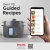 imageIRIS USA Pressure Rice Cooker Japanese 3 Qt and 8in1 Electric Pressure Cooker Slow Cooker Rice Cooker Steamer Sear ampamp Saut for 23 People with Over 110 PreProgrammed Recipes Black
