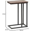 imageIRIS USA Single Table Height Adjustable Mobile Laptop Cart Ergonomic Standing Desk Rolling Workstation Podium Stand from 204quot to 33quot Tall BrownBasic