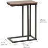 imageIRIS USA Single Table Height Adjustable Mobile Laptop Cart Ergonomic Standing Desk Rolling Workstation Podium Stand from 204quot to 33quot Tall BrownBasic