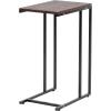 imageIRIS USA Single Table Height Adjustable Mobile Laptop Cart Ergonomic Standing Desk Rolling Workstation Podium Stand from 204quot to 33quot Tall BrownWide  New