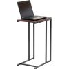 imageIRIS USA Single Table Height Adjustable Mobile Laptop Cart Ergonomic Standing Desk Rolling Workstation Podium Stand from 204quot to 33quot Tall BrownWide  New