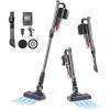imageIRIS USA Cordless Stick Vacuum for Lowprofile Rugs and Hard Floors 4in1 Attachments 9000Pa Suction LED Indicator 55K RPM 35 Min Runtime Battery Pet Hair CleanerPower Brush
