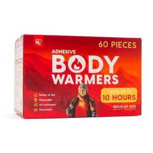 imageIRIS USA Hand Warmers  60 Individual Warmers LongLasting Up To 10 Hours For Warm and Hot Hands On The Go TSAApproved Disposable Bulk Lasts 4 Years For Hot Hands Handwarmers Camping SkiingRegularAdhesive  60 Packs
