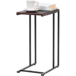 imageIRIS USA Single Table Height Adjustable Mobile Laptop Cart Ergonomic Standing Desk Rolling Workstation Podium Stand from 204quot to 33quot Tall BrownWide  New