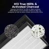 imageIRIS USA APF45F Replacement Filter Compatible with IRIS USA APF45 Air Purifier H13 True HEPA Filter Purification to 9997 1 Pack