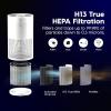 imageIRIS USA WOOZOO Air Purifier True HEPA Filter Replacement HP13 Activated Carbon Removes 9997 Particles 307 sq ft307 Sq Ft Filter Replacement